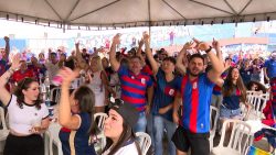 videos:-torcedores-do-marcilio-dias-lotam-ruas-de-itajai-para-comemorar-titulo-da-copa-sc