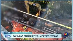 tragedia-familiar:-caminhao-cai-de-ponte-em-sao-domingos-e-mata-pai,-mae-e-filha