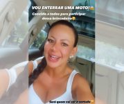 caca-ao-tesouro:-mulher-que-jogou-dinheiro-para-multidao-em-brusque-vai-enterrar-moto