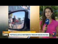 caos-no-transito:-confronto-entre-motociclista-e-motorista-em-joinville