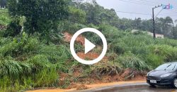 videos:-chuva-esperada-em-dois-meses-causa-inundacoes-e-28-deslizamentos-em-araquari